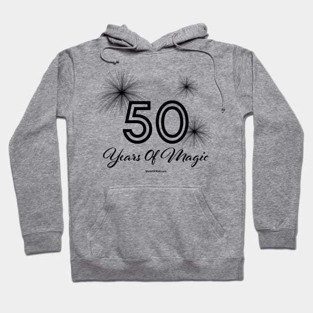 50 Years of Magic - Dark Hoodie by World of Walt